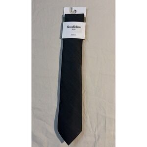 NWT~ Goodfellow & Co Solid Satin 58" x 2.25" Neck Tie #020 Charcoal Gray 3281